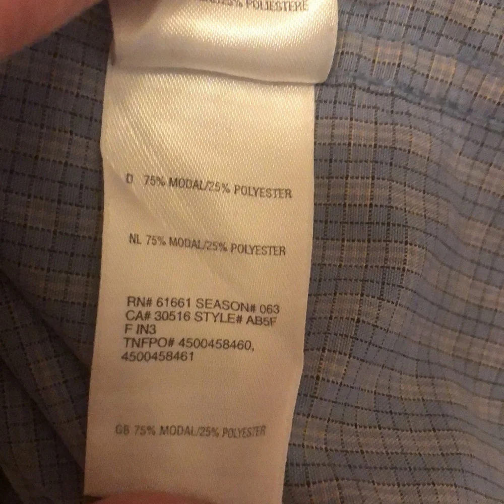 𝅺the North Face long sleeve shirt XL/TG